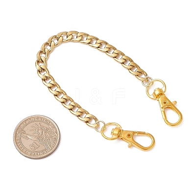 304 Stainless Steel Cuban Link Chain Bag Extender Chains FIND-JF00157-02-1