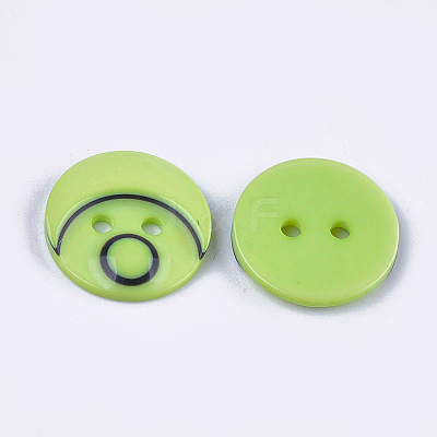 Resin Buttons BUTT-Q041-06A-06-1