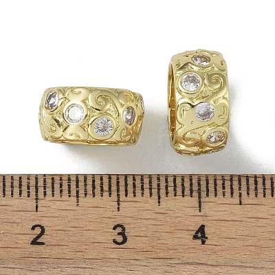 Rack Plating Brass Beads KK-A220-25D-G-1
