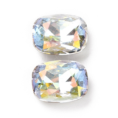 Light AB Style K9 Glass Cabochons RGLA-J038-A-011LA-1