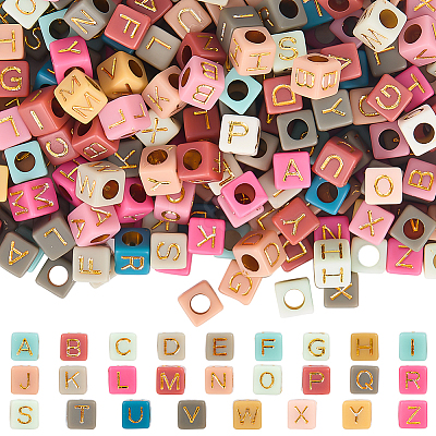 1400Pcs Plating Acrylic Beads MACR-SP0001-71-1