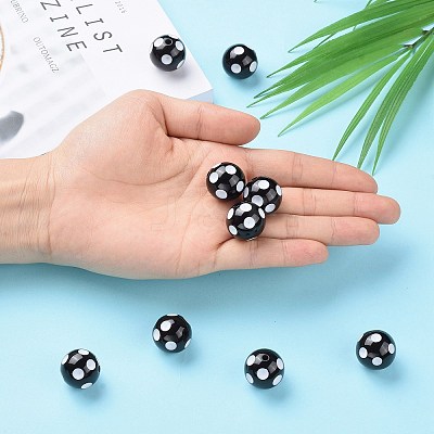 Chunky Bubblegum Acrylic Beads SACR-S146-20mm-09-1