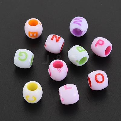 Craft Style Acrylic European Beads MACR-S308-10-1