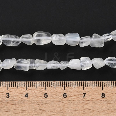 Natural Rainbow Moonstone Beads Strands G-P497-01C-62-1