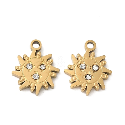 304 Stainless Steel Pendants STAS-D208-06G-1