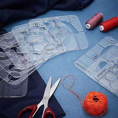 Transparent Acrylic Sewing Template DIY-GF0002-91-1
