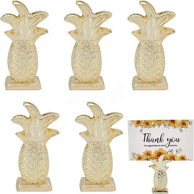 Resin Name Card Clip AJEW-CA0001-97-1