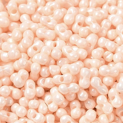 Opaque Colours Luster Glass Seed Beads SEED-B001-01A-04-1