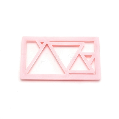 Triangle Plastic Baking Cake Cutting Dies Mold DIY-WH0001-76-1
