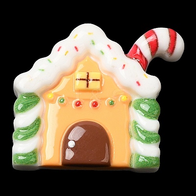 Christmas Opaque Resin Cabochons LS-RESI-K030-02H-1