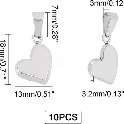 304 Stainless Steel Charms STAS-UN0013-45P-1