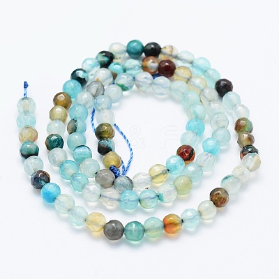 Natural Agate Beads Strands G-E469-12P-1