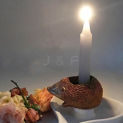 3D Hedgehog Shape Candle Holder Silicone Molds DIY-I111-02-1