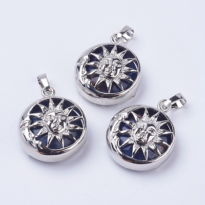 Natural & Synthetic Mixed Stone Pendants G-K234-C-1