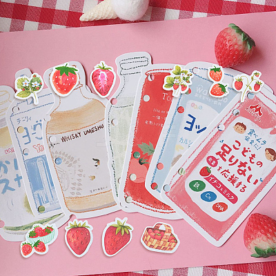 2Bags Paper Self Adhesive Decorative Stickers AJEW-SP0003-91-1