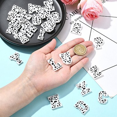 52Pcs 26 Styles PVC Plastic Cabochons FIND-CJ0002-58-1
