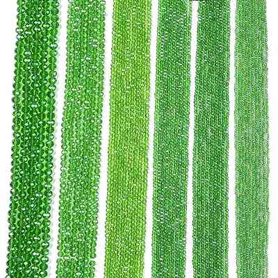 Electroplate Glass Beads Strands EGLA-A044-T4mm-A11-1