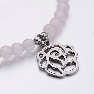 304 Stainless Steel Charm Bracelets BJEW-JB02461-1