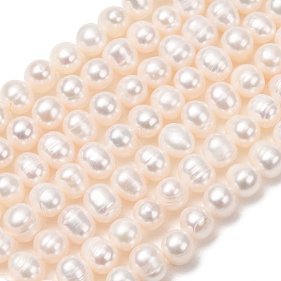 Natural Cultured Freshwater Pearl Beads Strands PA-CBABE82-15A-1