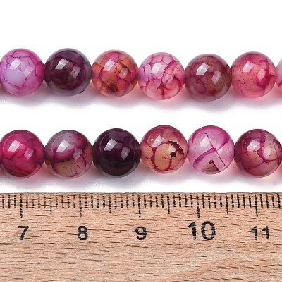 Natural Dragon Veins Agate Beads Strands GG-CBA9070-A01-01-1