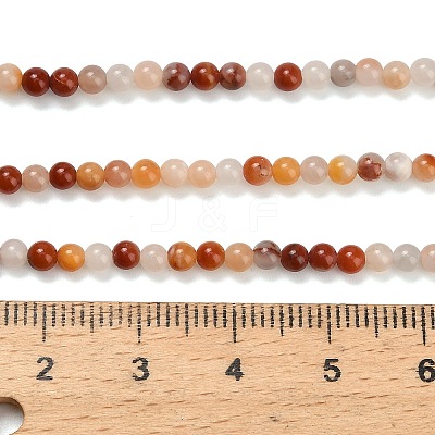 Natural Agate Beads Strands G-Z116-A21-3mm-1