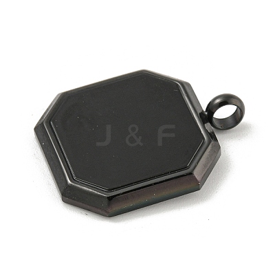 304 Stainless Steel Pendants STAS-F307-16EB-1