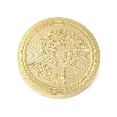 Wax Seal Brass Stamp Heads AJEW-I067-A01-1