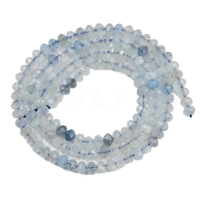 Natural Aquamarine Beads Strands G-L587-B02-01-A-1