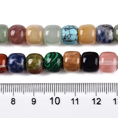 Natural Mixed Gemstone Beads Strands G-T138-148-1