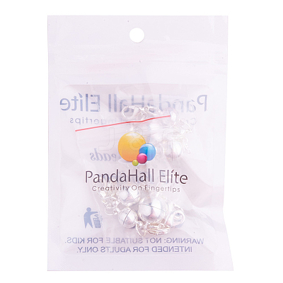 Round Brass Magnetic Clasps Converter KK-PH0012-02S-1
