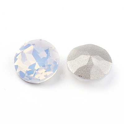 Pointed Back & Back Plated K9 Glass Rhinestone Cabochons RGLA-J012-8mm-234-1