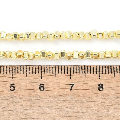 Electroplated Synthetic Non-Magnetic Hematite Beads Strands G-U003-14A-1