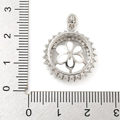 925 Sterling Silver Micro Pave Cubic Zirconia Peg Bails STER-B005-26P-1