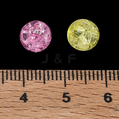 Transparent Crackle Acrylic Beads AC-CBA4496-12A-1