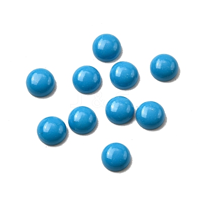 Synthetic Turquoise Cabochons G-C070-02C-1