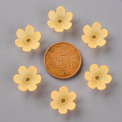 Frosted Acrylic Bead Caps MACR-S371-07A-719-1