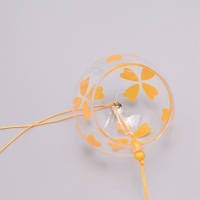 Japanese Round Painting Glass Wind Chimes CF-TAC0001-04A-1