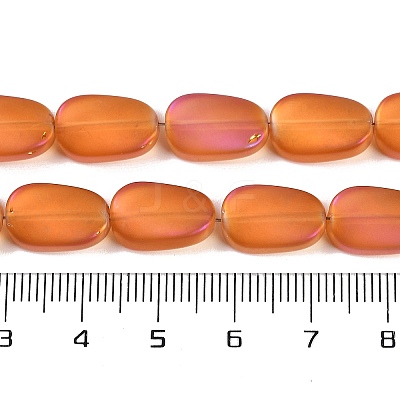 Electroplate Glass Beads Strands EGLA-C009-01B-FR04-1