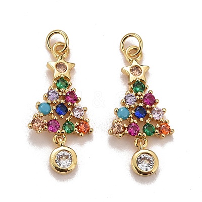Cubic Zirconia Pendants LS-KK-E262-07G-1