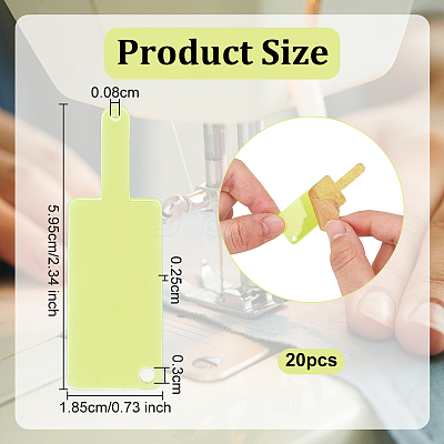 20Pcs Acrylic Needle Insert Tool AJEW-OC0005-33-1