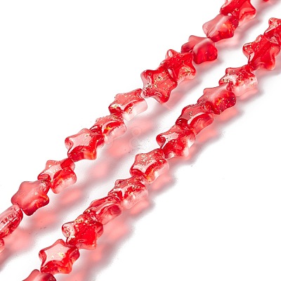 Transparent Glass Beads Strand GLAA-F112-04H-1