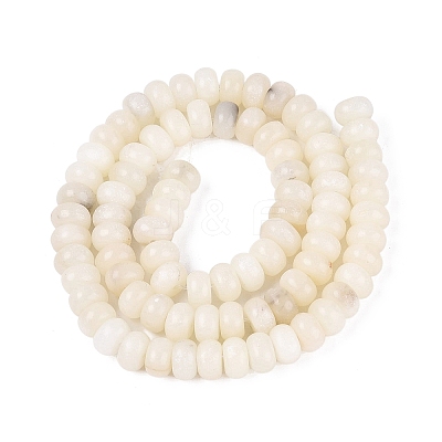 Natural White African Opal Beads Strands G-N367-02A-01-1