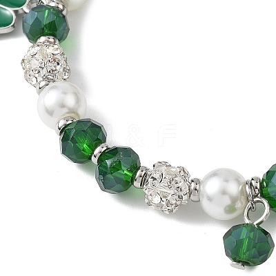 Alloy Enamel Charm Bracelets BJEW-JB12844-1