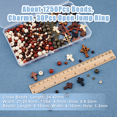 DIY Cross Jewelry Making Findings Kits DIY-DC0002-93-1