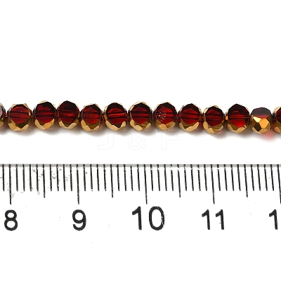 Electroplate Glass Beads Strands X-EGLA-P061-01B-05-1