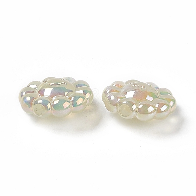 UV Plating Acrylic European Beads PACR-M003-05D-1