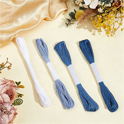4 Skeins 4 Colors Cotton Embroidery Threads OCOR-CY0004-73B-1