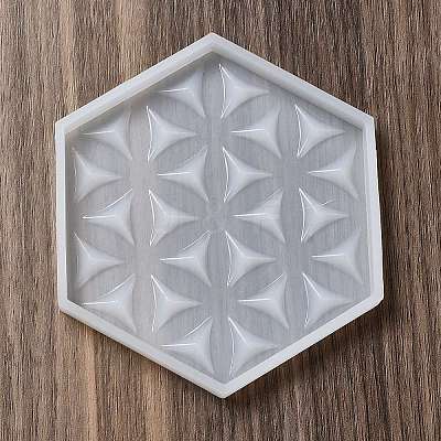 DIY Life of Flower Textured Cup Mat Silicone Molds SIMO-H009-05G-1