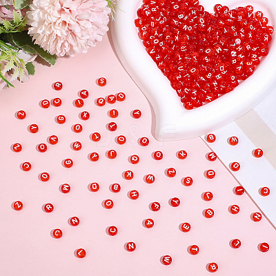 1000Pcs Transparent Acrylic Beads TACR-ME0001-08E-1