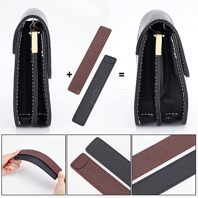 2Pcs 2 Colors Cowhide Bag Bottom Shapers PURS-WR0001-23-1